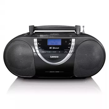 Lettore CD personale Lenco SCD-600 nero argento DAB+ FM PLL
