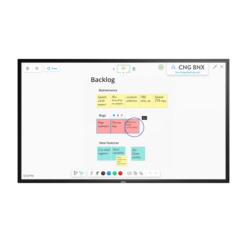 NEC MultiSync M861 IGB Digital Signage schermo piatto 2.18 m (86 pollici) LCD 500 cd/m² 4K Ultra HD nero touchscreen 24/7