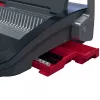GBC CombBind CB25 rilegatrice a dorsi di plastica, nera/argento/rossa