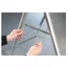 FRANKEN Standard espositore per poster BSA1, DIN A1 594 x 841 mm, telaio a 4 gambe, interno/esterno