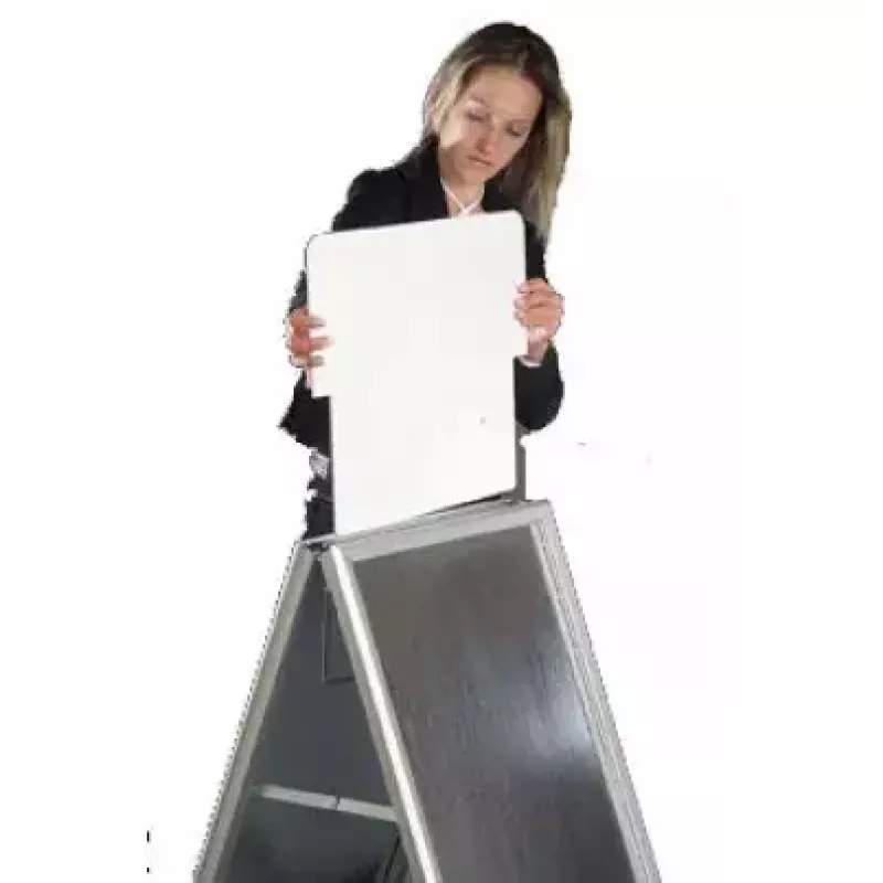 FRANKEN Standard espositore per poster BSA1, DIN A1 594 x 841 mm, telaio a 4 gambe, interno/esterno