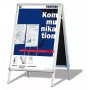 FRANKEN Standard espositore per poster BSA1, DIN A1 594 x 841 mm, telaio a 4 gambe, interno/esterno