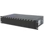 Intellinet case per convertitori di media a 14 slot, con alimentazione ridondante, montaggio rack 19 pollici, 2U