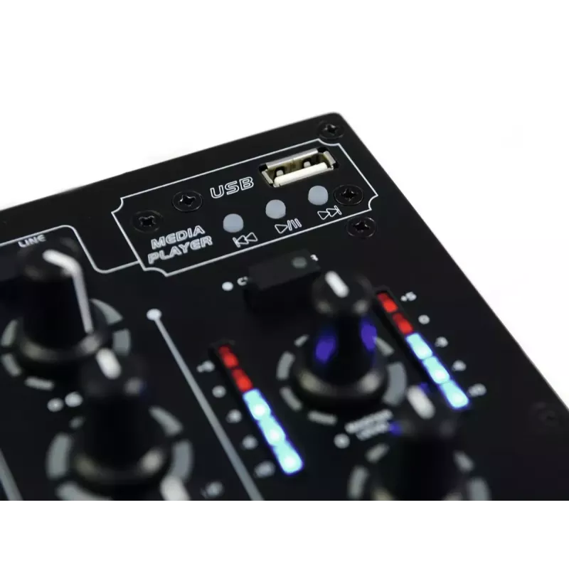 Mixer audio Omnitronic 10006879 3 canali 20 - 20000 Hz nero