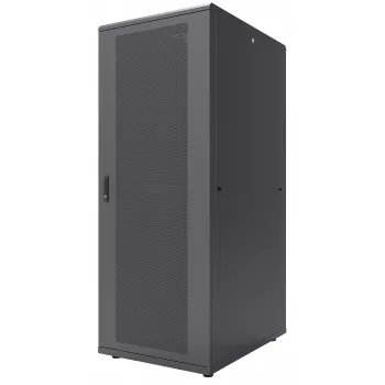 Armadio rack Intellinet 19 pollici – a pianta libera, 47HE, 800 x 1000 mm (larghezza x profondità), nero, Flatpack, max. 1500 kg, chiusura porta multipunto, una chiusura per parete laterale, profondità utile da 123 a 773 mm, IP20, rack, acciaio