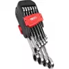 KS Tools GEARplus 503.4250 set di chiavi a cricchetto poligonali, 10 pz.