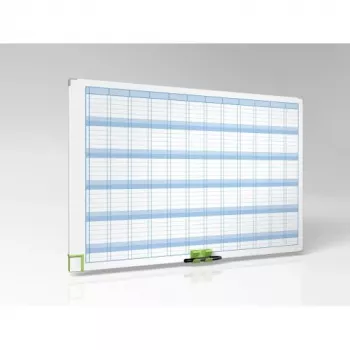 Nobo Performance tabella di pianificazione annuale, anno, blu, bianco, 900 mm, 600 mm, 3,12 kg, 720 mm