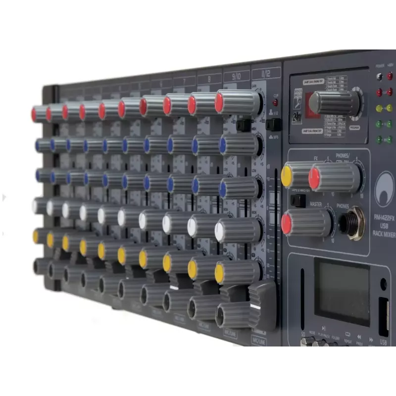 Mixer Omnitronic RM-1422FX 12 canali 20 - 20000 Hz nero