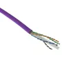 ACT Cat 6 F/UTP cavo di installazione solid, LSZH, CPR Euroclasse ECA, 24 AWG, viola, 305 metri