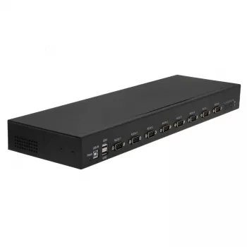 RealPower 284513 convertitore/ripetitore/isolatore seriale USB 2.0 RS-232 nero