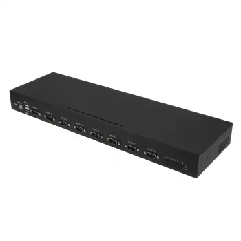 RealPower 284513 convertitore/ripetitore/isolatore seriale USB 2.0 RS-232 nero