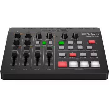 Interfaccia audio Roland AeroCaster nero 24 bit 48 kHz Phantom Power 48 V