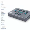 ACT switcher video USB-C con doppio ingresso HDMI 60Hz grigio