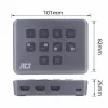 ACT switcher video USB-C con doppio ingresso HDMI 60Hz grigio