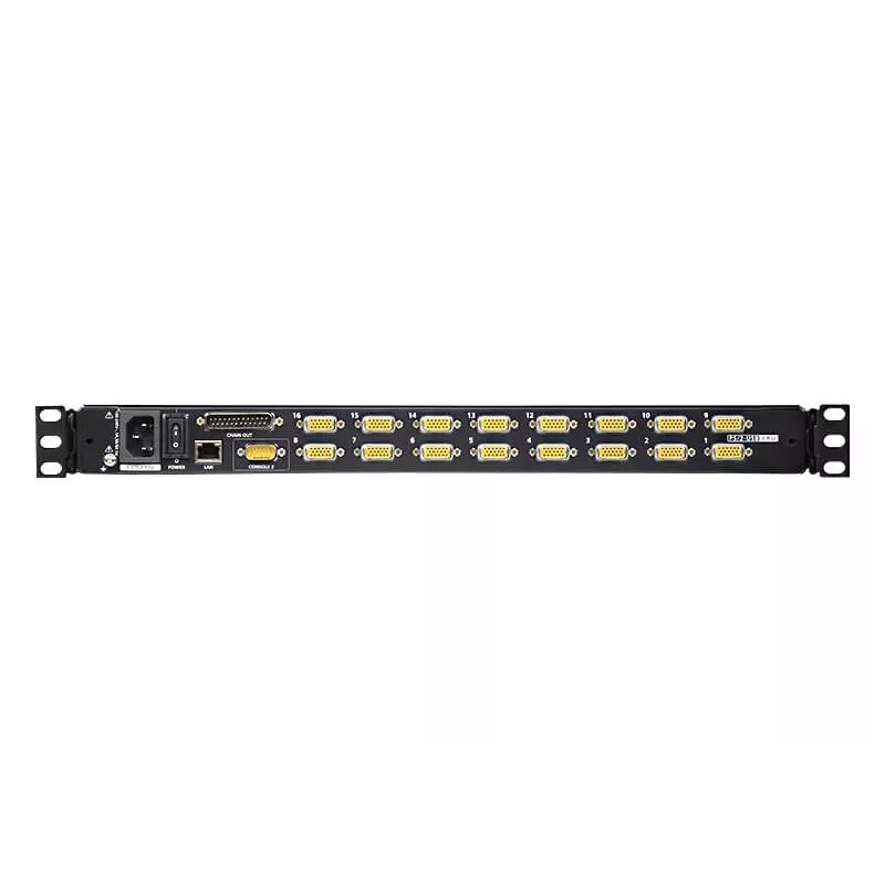 ATEN switch KVM LCD 17 pollici 16 porte over IP (USB - PS/2 VGA) con porta per periferiche USB