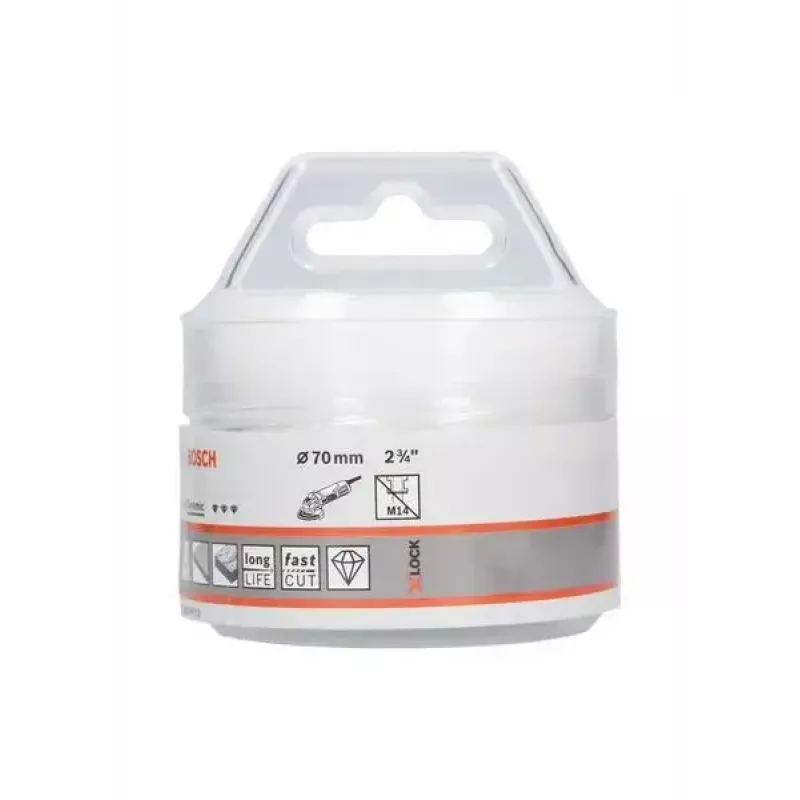 Bosch 2608599023 corona diamantata a secco, 70 mm