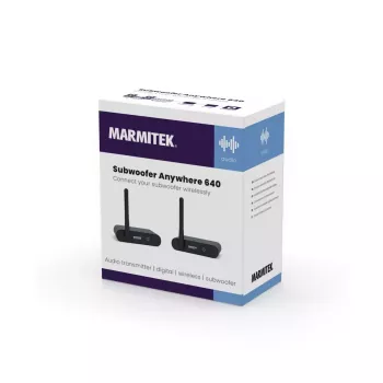 Marmitek Subwoofer Anywhere 640 – trasmettitore e ricevitore audio wireless per subwoofer