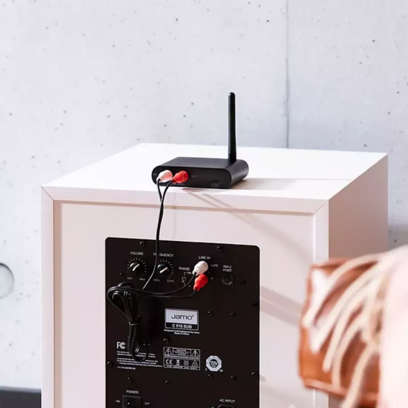 Marmitek Subwoofer Anywhere 640 – trasmettitore e ricevitore audio wireless per subwoofer
