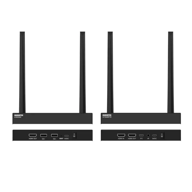 Trasmettitore e ricevitore AV wireless Marmitek TV Anywhere 4K nero
