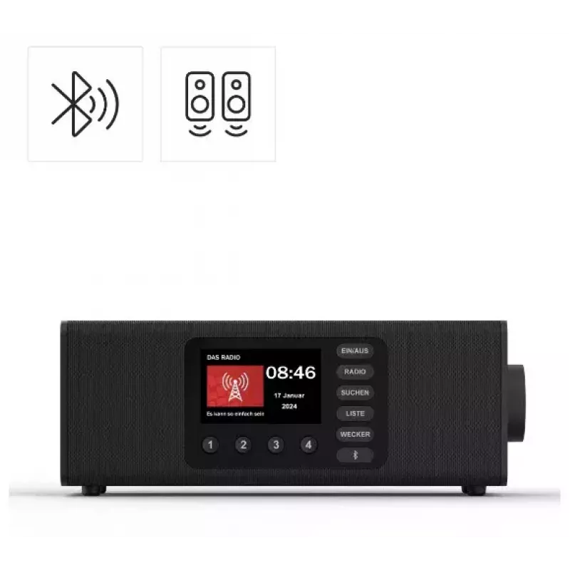 Radio personale Hama DR2002BT sintonizzatore digitale DAB DAB+ FM 10W