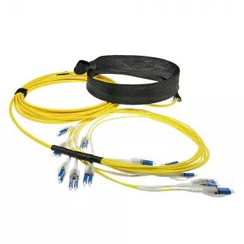 ACT 50 metri monomodale 9/125 OS2 cavo in fibra ottica preassemblato 24F LC Polarity Twist