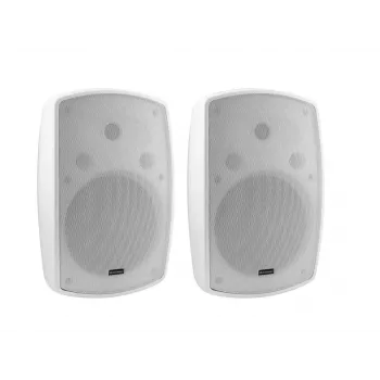 Omnitronic OD-8T altoparlante da parete, 100 V, bianco, 2 pz.