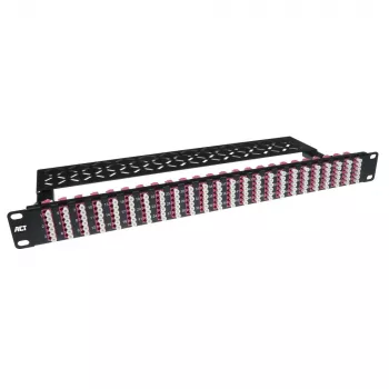Patch panel in fibra ottica ad alta densità ACT FA2100 96 porte 192 fibre LC multimodale OM4