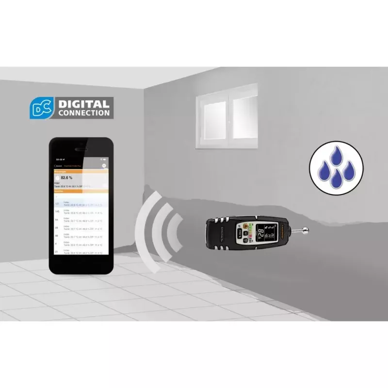 Laserliner MultiWet-Finder Plus igrometro elettronico nero bianco display digitale