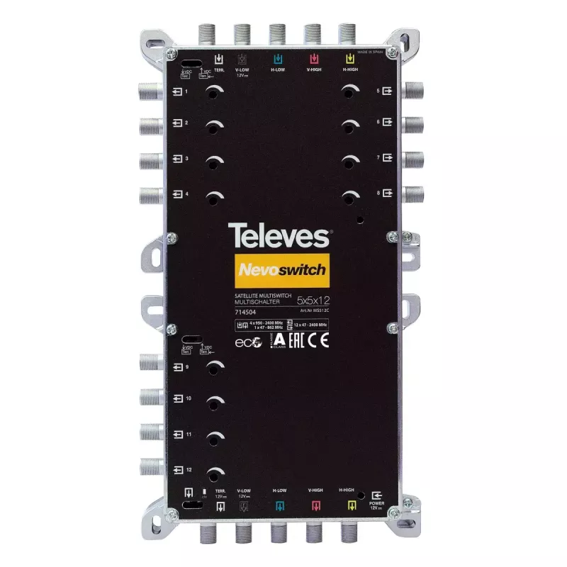 Multiswitch satellitare Televes MS512C