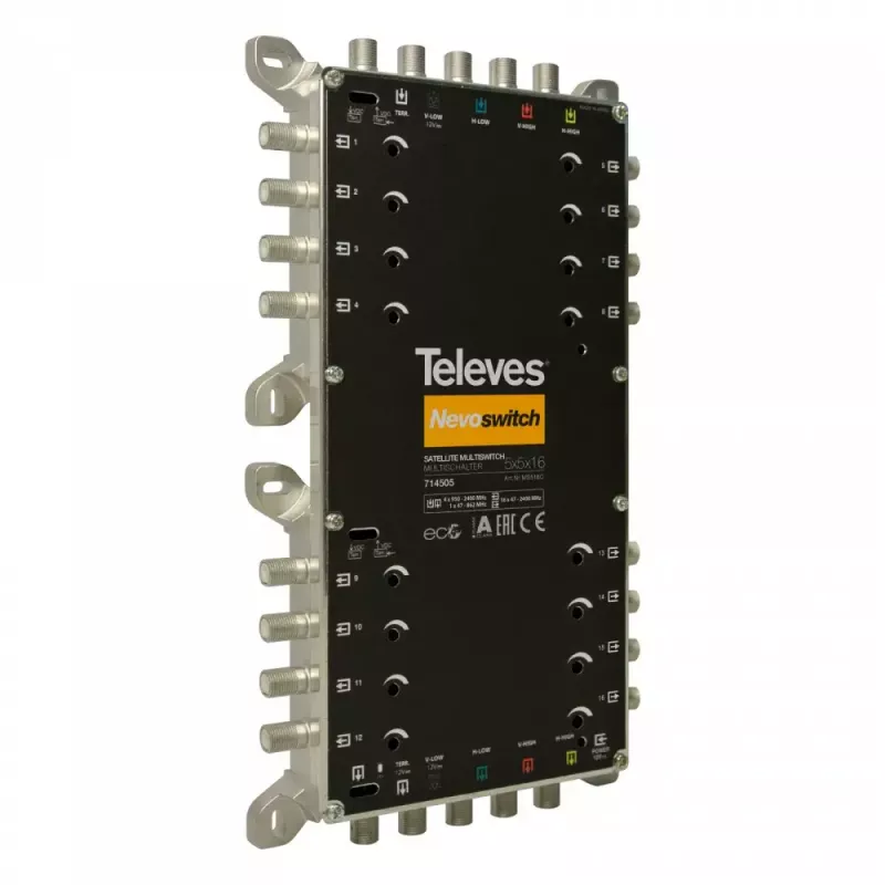 Multiswitch satellitare Televes 714505 5 ingressi 16 uscite