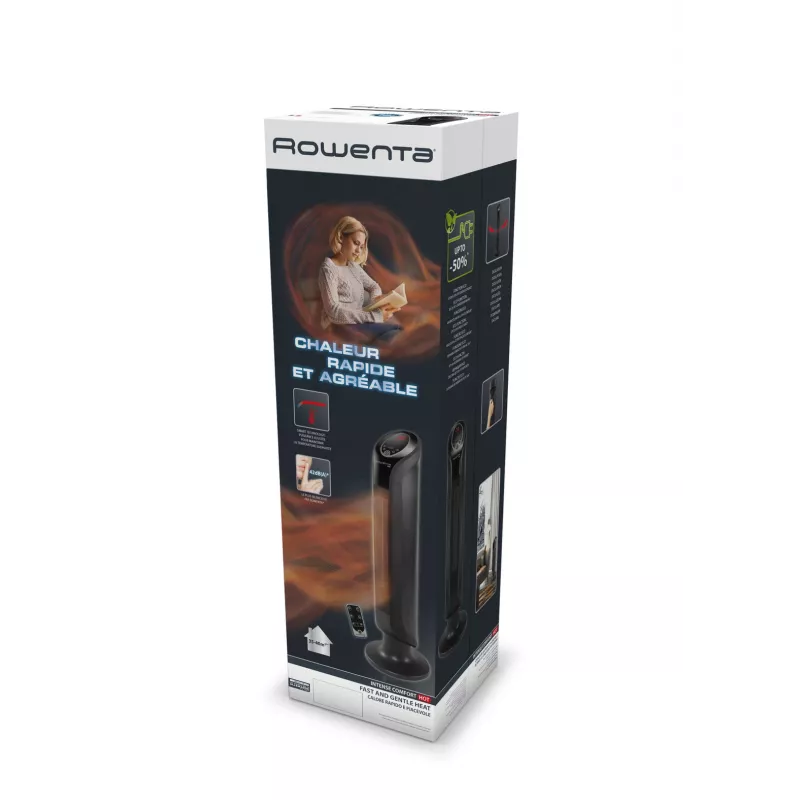 Rowenta Intense Comfort Hot SO9420 ventilatore-termoventilatore elettrico per interni nero 2400 W