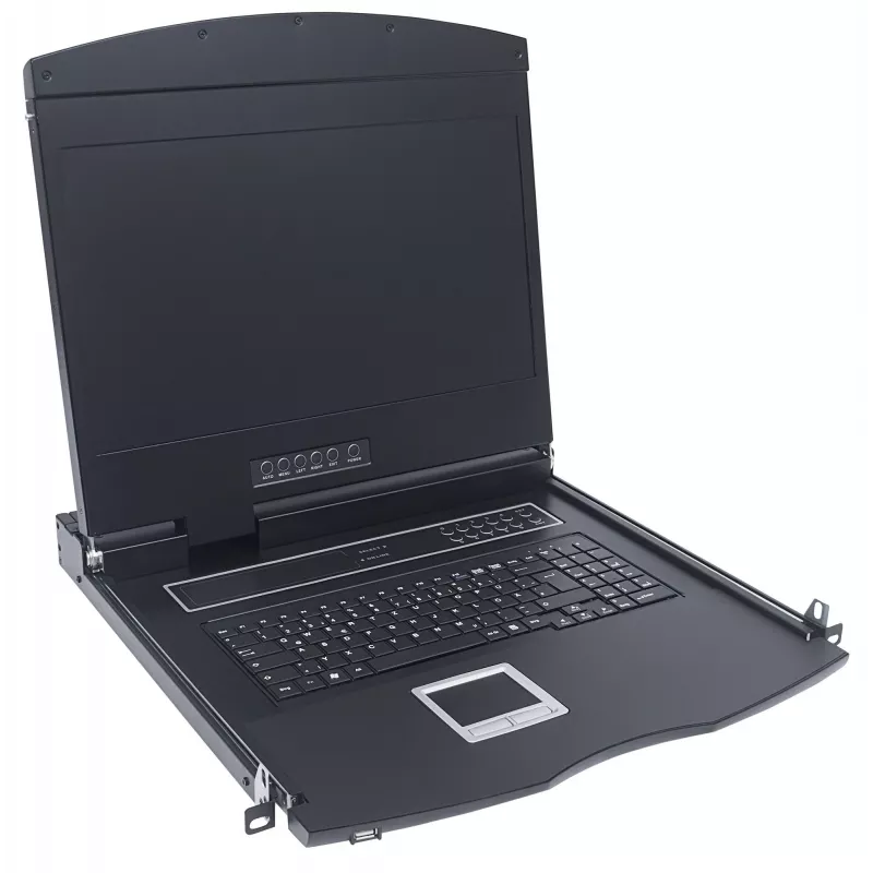 Intellinet 508025 console rack 43,2 cm (17 inch) 1280 x 1024 pixel nero 1U