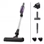 Rowenta RH1129 scopa elettrica 2-in-1 batteria ricaricabile a secco senza sacchetto 0,4 L 100 W viola, alluminio