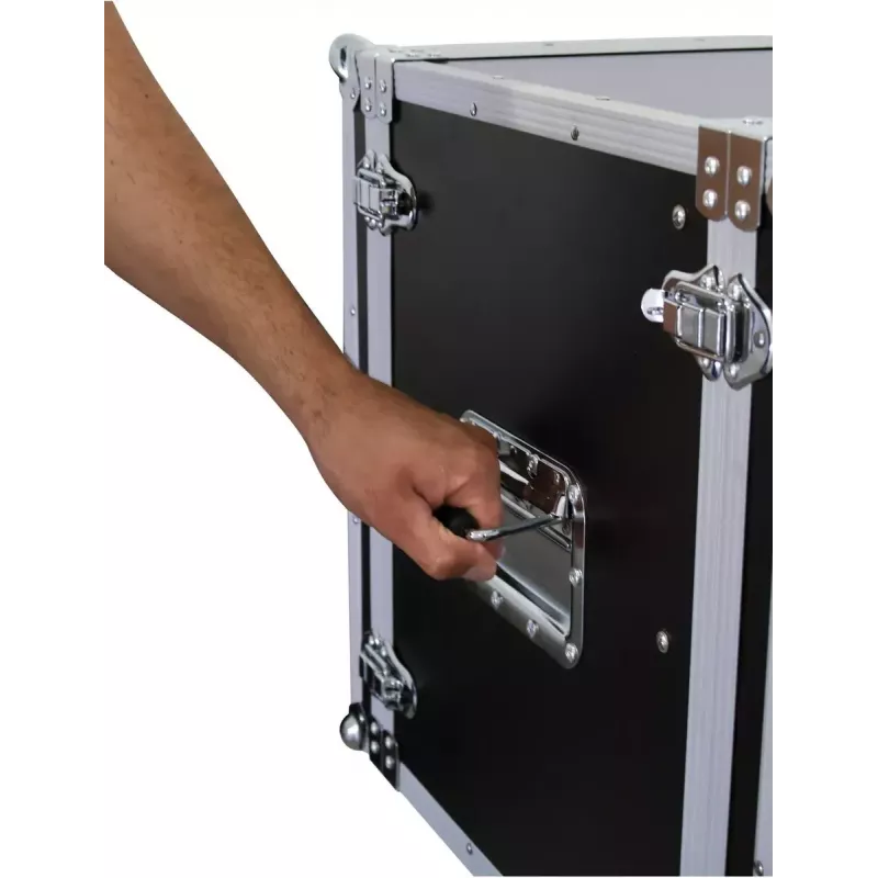 Flightcase Roadinger 30107270 MDF Nero Argento 10,6 kg