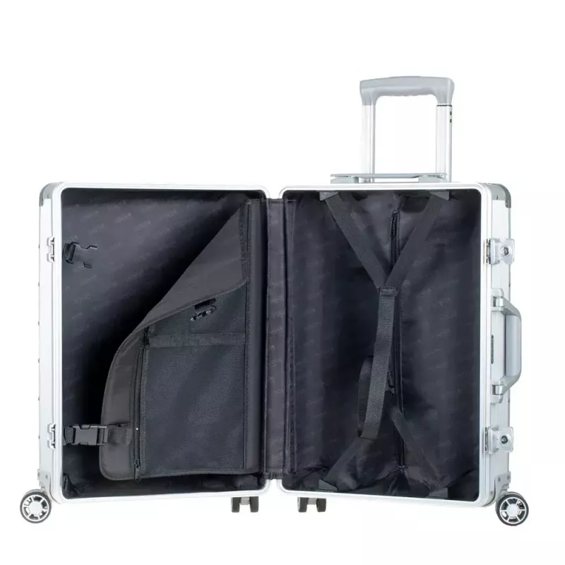 Alumaxx ORBIT guscio rigido argento trolley in alluminio