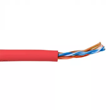 Cavo patch ACT CAT5E U/UTP trefolo rosso 305 m