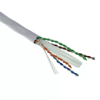 Cavo di installazione fisso ACT Cat 6A U/UTP, PVC Eca 23AWG grigio 305 metri