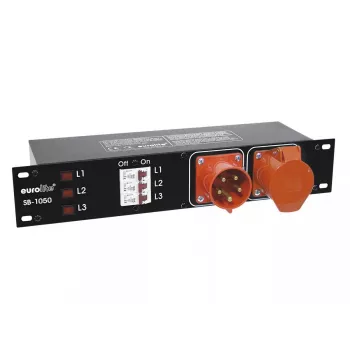Supporto luce Eurolite 30248372 nero rosso 380-400V 50Hz