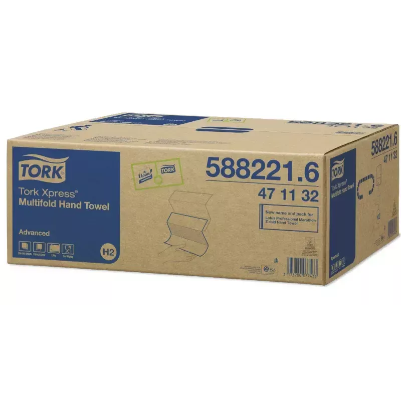 Asciugamani di carta Tork 471132 190 fogli bianco alta assorbenza