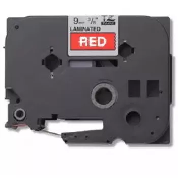 Nastro per etichette Brother TZ-435 bianco su rosso