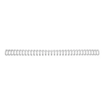 Dorsetti per rilegatura GBC WireBind 3:1 NO8 12,5 mm A4, argento, 3 fogli, metallo, A4, 1,25 cm, 280 mm