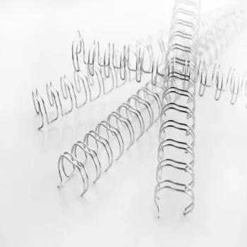 Dorsetti per rilegatura GBC WireBind 3:1 NO8 12,5 mm A4, argento, 3 fogli, metallo, A4, 1,25 cm, 280 mm