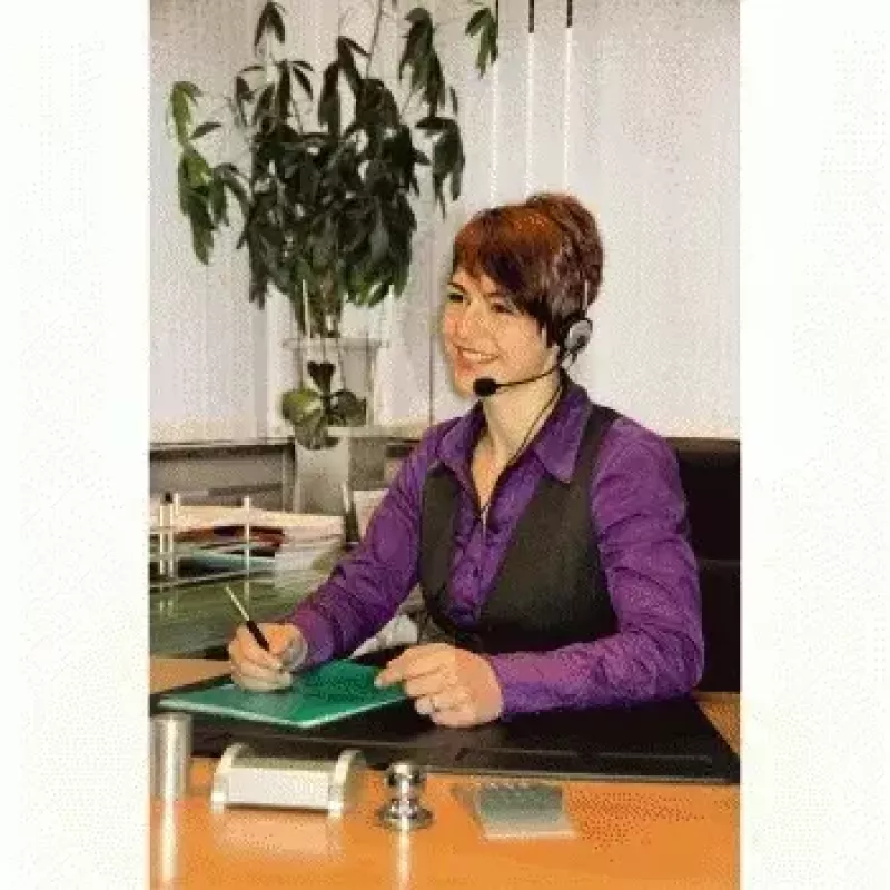 Cuffie Hama con archetto con filo per ufficio/call center nero, argento