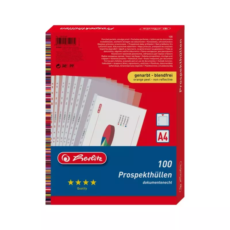 Busta trasparente Herlitz 10840320 A4