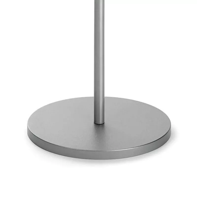 Nobo espositore informativo 1902383, A4, 350 x 70 x 1010 mm, altezza regolabile, base rotonda, argento