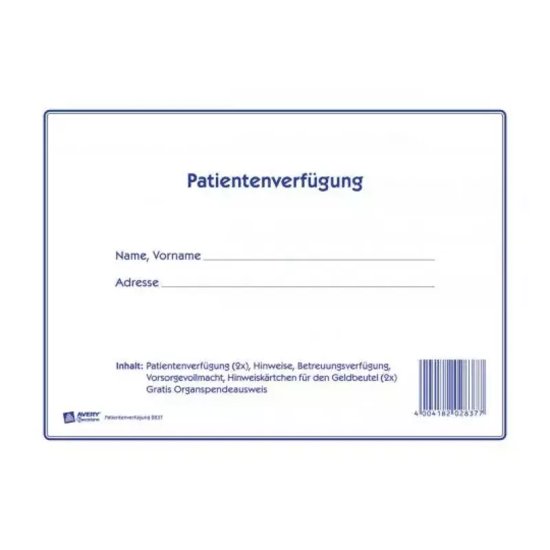 Carta per registri Avery 2837