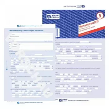 Carta per registri Avery 2875