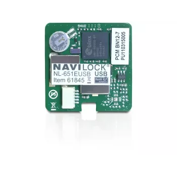 Modulo ricevitore GPS USB Navilock NL-651EUSB — 50 canali, interfaccia USB, sensibilità -160 dBmW, 30×30×7,9 mm