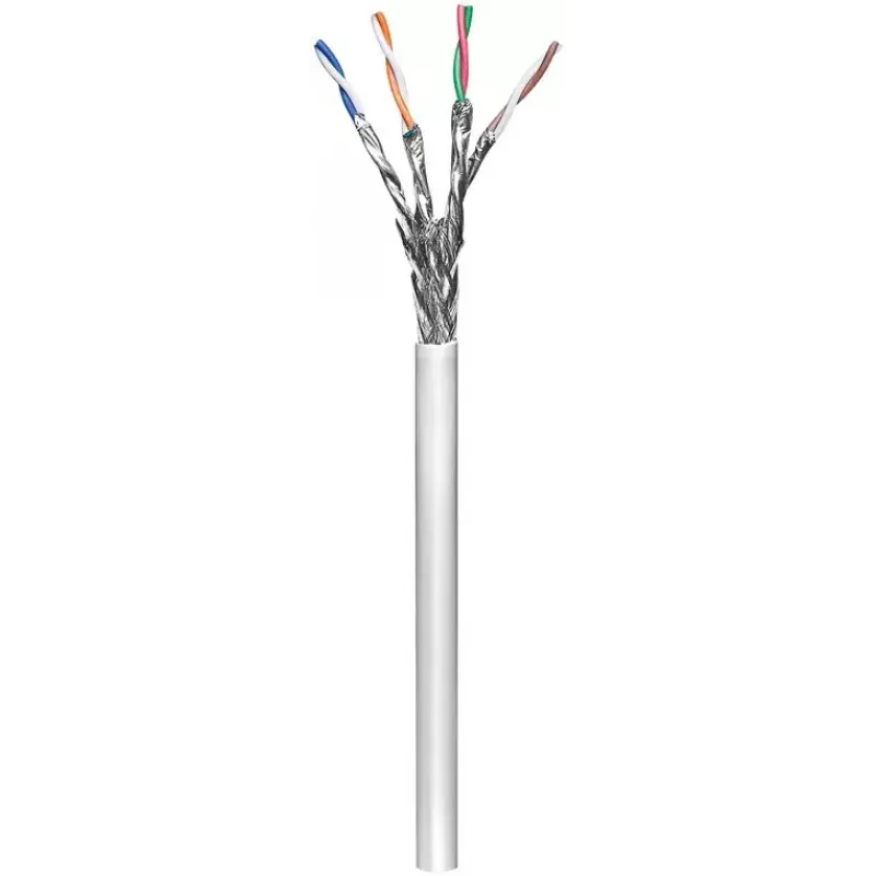 Cavo di rete Goobay CAT 6 S/FTP PiMF grigio 305 m