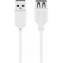 Prolunga USB 2.0 Hi-Speed Goobay 96198 1,8 m bianco